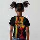 Afro - Black History Month Kid T shirt Black Soul - I'm Black Every Month