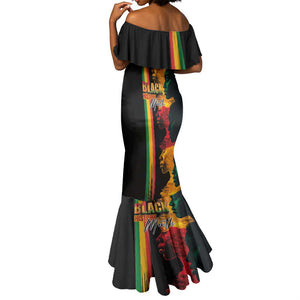 Afro - Black History Month Mermaid Dress Black Soul - I'm Black Every Month