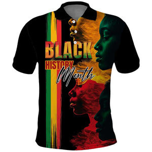 Afro - Black History Month Polo Shirt Black Soul - I'm Black Every Month