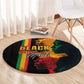 Afro - Black History Month Round Carpet Black Soul - I'm Black Every Month
