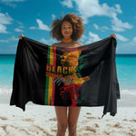 Afro - Black History Month Sarong Black Soul - I'm Black Every Month