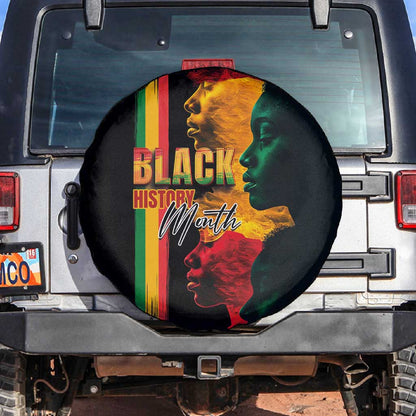 Afro - Black History Month Spare Tire Cover Black Soul - I'm Black Every Month