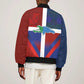 Hispaniola Bomber Jacket Haiti and Dominican Republic Emblems and Flag Style