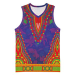 Haiti Basketball Jersey Choeblack Dashiki Style Blue Color LT03