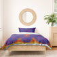 Haiti Bedding Set Choeblack Dashiki Style Blue Color