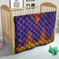 Haiti Quilt Choeblack Dashiki Style Blue Color