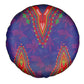 Haiti Spare Tire Cover Choeblack Dashiki Style Blue Color