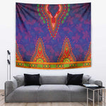 Haiti Tapestry Choeblack Dashiki Style Blue Color