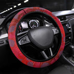 Haiti Steering Wheel Cover Choeblack Dashiki Style Red Color