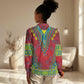 Haiti Women Casual Shirt Choeblack Dashiki Style Red Color