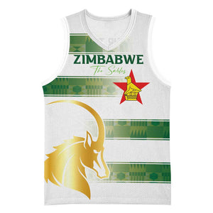 Custom Zimbabwe Rugby Champions of Africa Basketball Jersey The Gold Sables Version LT03