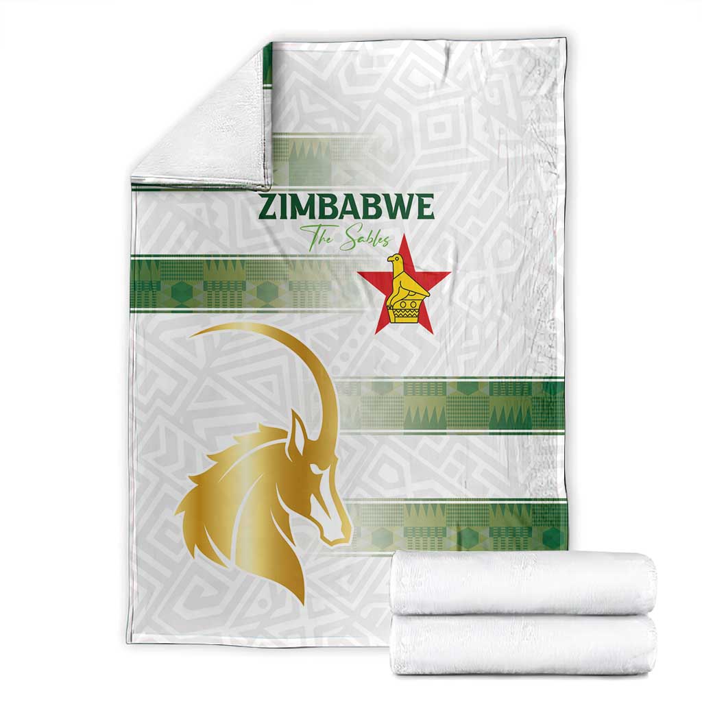 Zimbabwe Rugby Champions of Africa Blanket The Gold Sables Version - African Pride