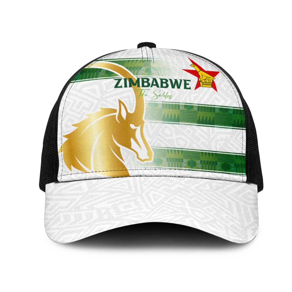 Zimbabwe Rugby The Champions 2025 Mesh Trucker Cap The Gold Sables Version - African Pride
