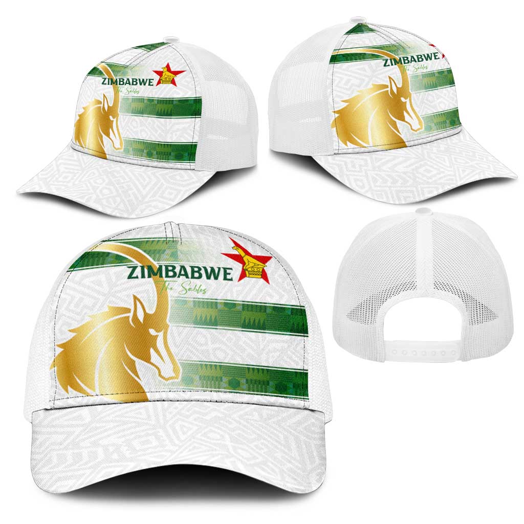 Zimbabwe Rugby The Champions 2025 Mesh Trucker Cap The Gold Sables Version - African Pride