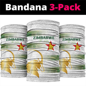 Zimbabwe Rugby Champions of Africa Neck Gaiter The Gold Sables Version LT03