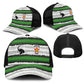 Zimbabwe Rugby Baseball Net Cap Geometric Chevron Wall Motif Stripes Style