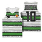 Custom Zimbabwe Rugby Basketball Jersey Geometric Chevron Wall Motif Stripes Style