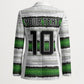 Custom Zimbabwe Rugby Blazer Geometric Chevron Wall Motif Stripes Style