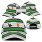 Zimbabwe Rugby Classic Cap Geometric Chevron Wall Motif Stripes Style