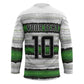 Custom Zimbabwe Rugby Hockey Jersey Geometric Chevron Wall Motif Stripes Style