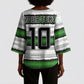 Custom Zimbabwe Rugby Kimono Sleeve Blouse Geometric Chevron Wall Motif Stripes Style