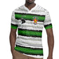 Custom Zimbabwe Rugby Rugby Jersey Geometric Chevron Wall Motif Stripes Style