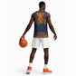 Haiti Flag Basketball Jersey Traditional Dashiki Black Color LT03