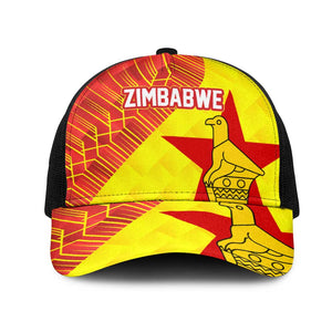 Zimbabwe Cricket Baseball Net Cap Flame Warriors Zimbabwe Spirit - African Pride