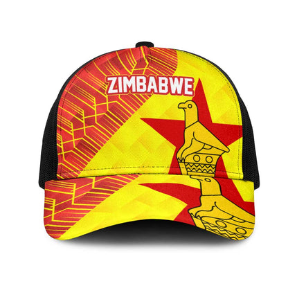 Zimbabwe Cricket Baseball Net Cap Flame Warriors Zimbabwe Spirit - African Pride