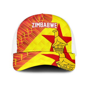 Zimbabwe Cricket Baseball Net Cap Flame Warriors Zimbabwe Spirit - African Pride