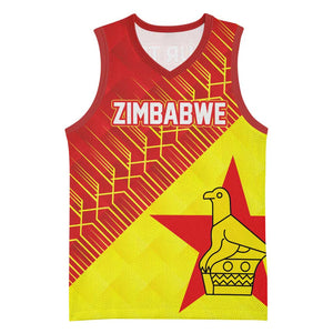 Custom Zimbabwe Cricket Basketball Jersey Flame Warriors Zimbabwe Spirit LT03