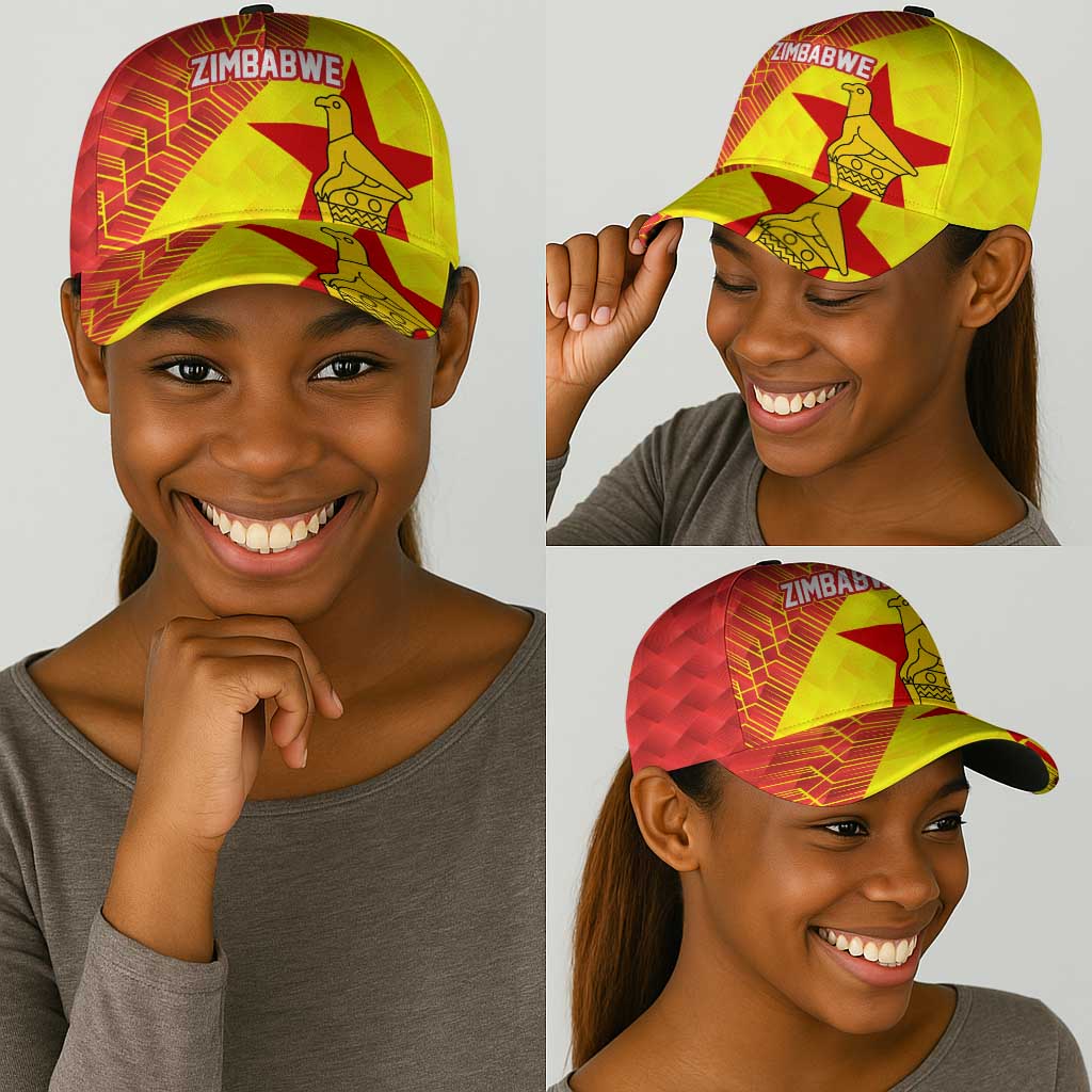 Zimbabwe Cricket Classic Cap Flame Warriors Zimbabwe Spirit - African Pride