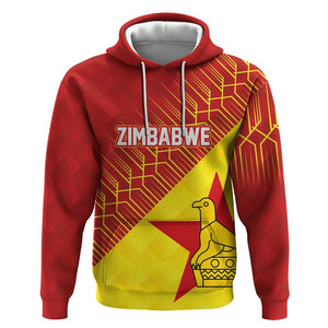 Custom Zimbabwe Cricket Hoodie Flame Warriors Zimbabwe Spirit - African Pride