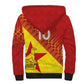 Custom Zimbabwe Cricket Sherpa Hoodie Flame Warriors Zimbabwe Spirit - African Pride