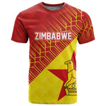 Custom Zimbabwe Cricket T shirt Flame Warriors Zimbabwe Spirit - African Pride