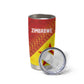 Custom Zimbabwe Cricket Tumbler Cup Flame Warriors Zimbabwe Spirit - African Pride