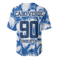 Cape Verde Football Baseball Jersey Blue Sharks - Unbeaten in 90 Minutes