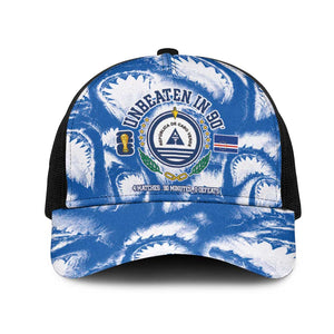 Cape Verde Football Baseball Net Cap Blue Sharks-Unbeaten in 90 Minutes