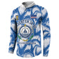 Cape Verde Football Button Sweatshirt Blue Sharks - Unbeaten in 90 Minutes