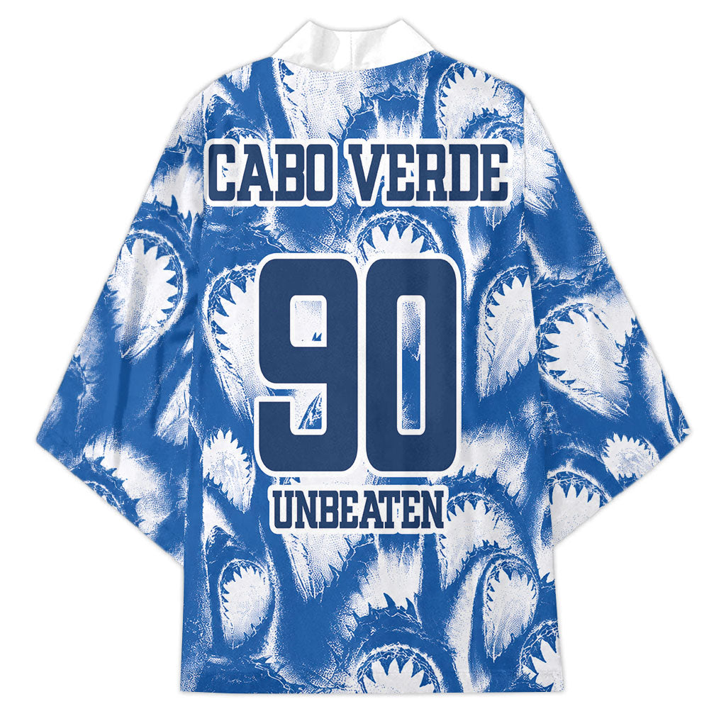 Cape Verde Football Kimono Blue Sharks - Unbeaten in 90 Minutes