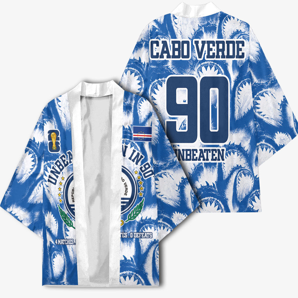 Cape Verde Football Kimono Blue Sharks - Unbeaten in 90 Minutes
