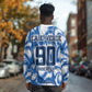 Cape Verde Football Long Sleeve Shirt Blue Sharks - Unbeaten in 90 Minutes