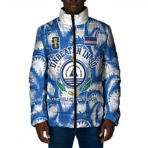 Cape Verde Football Padded Jacket Blue Sharks - Unbeaten in 90 Minutes