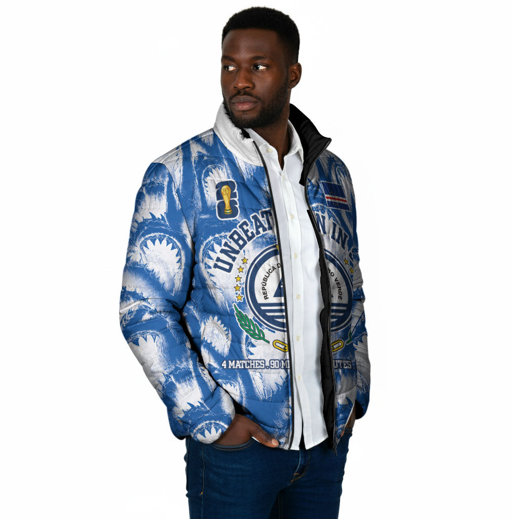 Cape Verde Football Padded Jacket Blue Sharks - Unbeaten in 90 Minutes