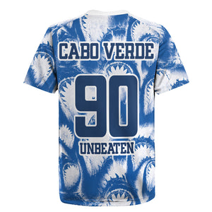 Cape Verde Football Rugby Jersey Blue Sharks - Unbeaten in 90 Minutes