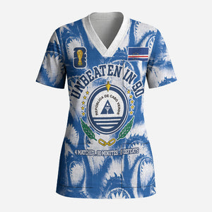 Cape Verde Football Scrub Top Blue Sharks - Unbeaten in 90 Minutes