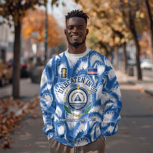 Cape Verde Football Sweatshirt Blue Sharks - Unbeaten in 90 Minutes