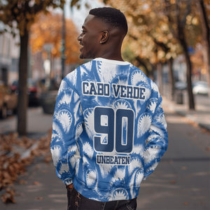 Cape Verde Football Sweatshirt Blue Sharks - Unbeaten in 90 Minutes