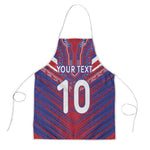 Custom Haiti National Football Apron Dashiki Sporty Style - African Pride