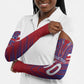 Custom Haiti National Football Arm Sleeves Dashiki Sporty Style - African Pride